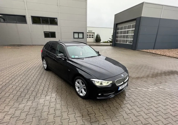 BMW Seria 3 cena 79900 przebieg: 101000, rok produkcji 2017 z Brodnica małe 92